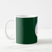 Emerald green business logo koffiemok (Links)