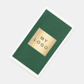 Emerald green business logo servet (Hoek)