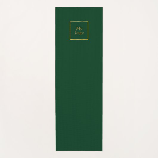 Emerald green business logo studio yogamat (Voorkant)