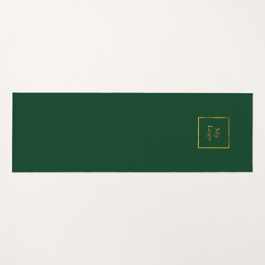 Emerald green business logo studio yogamat (Voorkant (horizontaal))