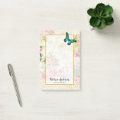 Emerald Green Butterfly op Chic  Collage Post-it® Notes (Kantoor)