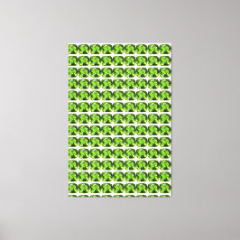 Emerald Green Canvas Afdruk