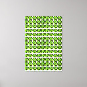 Emerald Green Canvas Afdruk