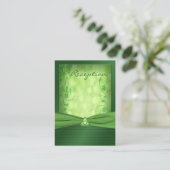 Emerald Green Celtic Love Knot Enclosure Kaart (Staand voorkant)