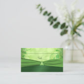 Emerald Green Celtic Love Knot Place Card Plaatskaartje (Staand voorkant)