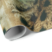 Emerald Green Cheetah Maximalistisch Decor Cadeaupapier (Rol Hoek)