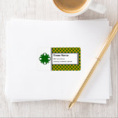 Emerald Green Clover Ribbon door Kenneth Yoncich Etiket (Insitu)