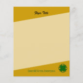 Emerald Green Clover Ribbon door Kenneth Yoncich Flyer (Achterkant)