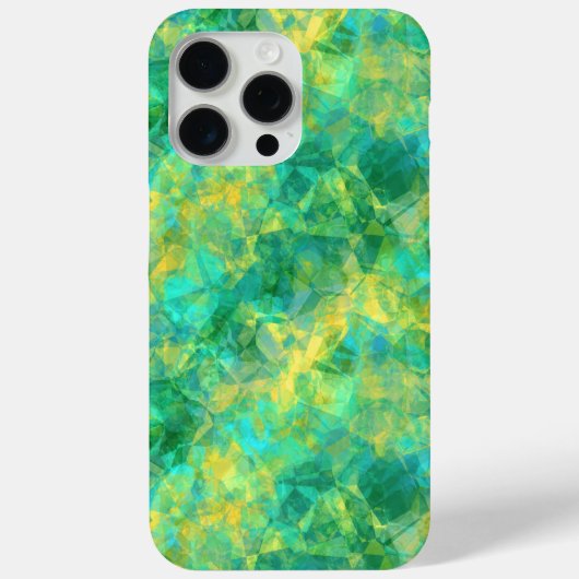 Emerald Green Crumpled Texture Case-Mate iPhone Case (Achterkant)