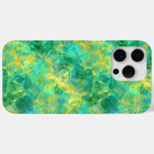 Emerald Green Crumpled Texture Case-Mate iPhone Case (Achterkant (horizontaal))