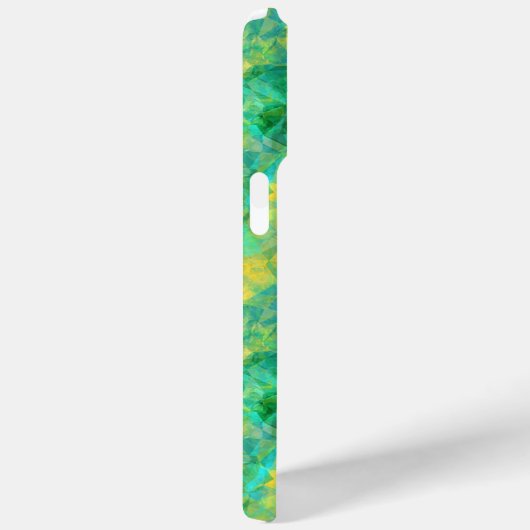 Emerald Green Crumpled Texture Case-Mate iPhone Case (Achterkant / Rechts)