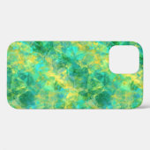 Emerald Green Crumpled Texture Case-Mate iPhone Case (Achterkant (horizontaal))