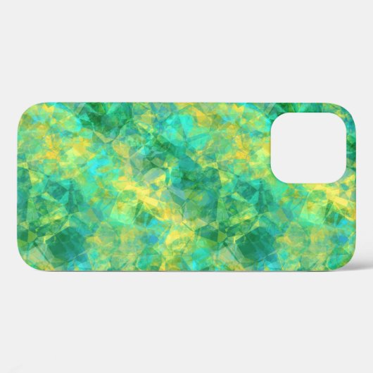 Emerald Green Crumpled Texture Case-Mate iPhone Case (Achterkant (horizontaal))