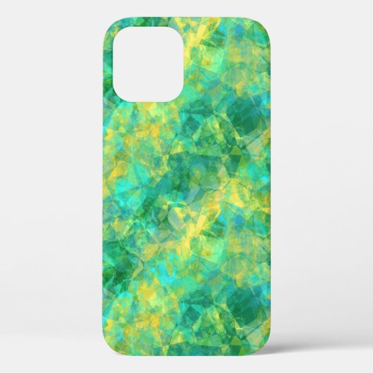 Emerald Green Crumpled Texture Case-Mate iPhone Case (Achterkant)