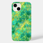 Emerald Green Crumpled Texture Case-Mate iPhone Case (Achterkant)