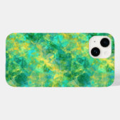 Emerald Green Crumpled Texture Case-Mate iPhone Case (Achterkant (horizontaal))