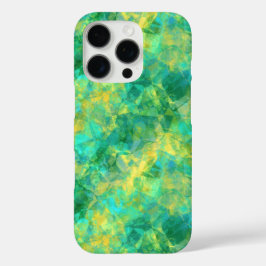 Emerald Green Crumpled Texture iPhone 16 Pro Hoesje