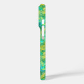 Emerald Green Crumpled Texture Case-Mate iPhone Case (Achterkant / Links)