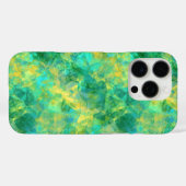 Emerald Green Crumpled Texture Case-Mate iPhone Case (Achterkant (horizontaal))