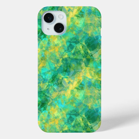 Emerald Green Crumpled Texture Case-Mate iPhone Case (Achterkant)
