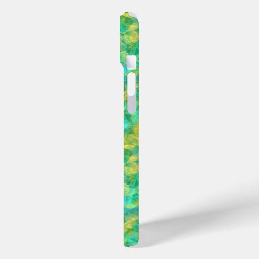 Emerald Green Crumpled Texture Case-Mate iPhone Case (Achterkant / Links)