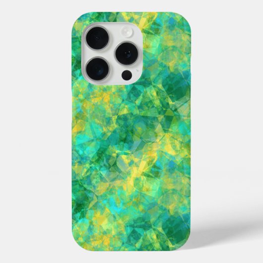 Emerald Green Crumpled Texture Case-Mate iPhone Case (Achterkant)