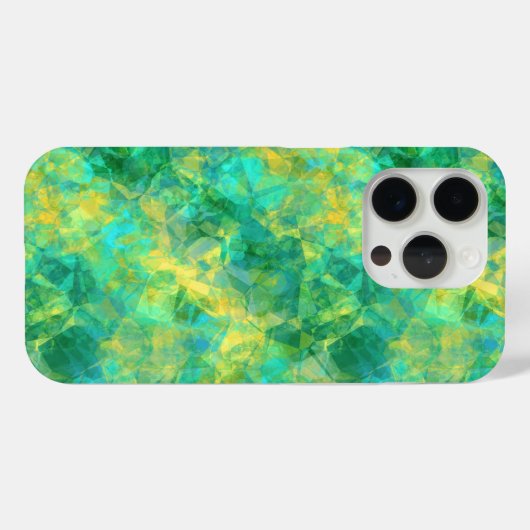 Emerald Green Crumpled Texture Case-Mate iPhone Case (Achterkant (horizontaal))