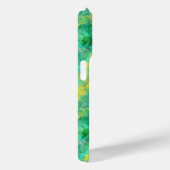Emerald Green Crumpled Texture Case-Mate iPhone Case (Achterkant / Rechts)
