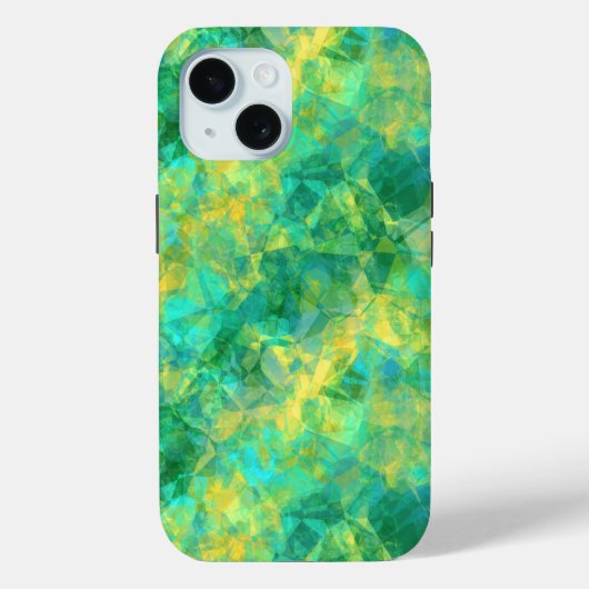 Emerald Green Crumpled Texture Case-Mate iPhone Case (Achterkant)