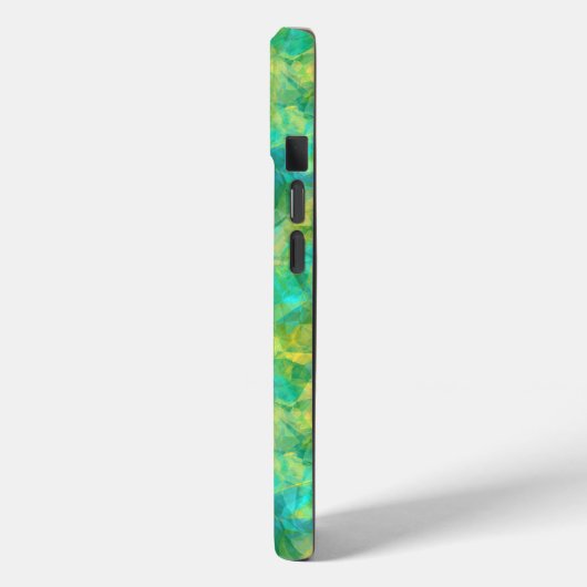 Emerald Green Crumpled Texture Case-Mate iPhone Case (Achterkant / Links)