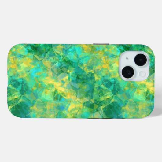 Emerald Green Crumpled Texture Case-Mate iPhone Case (Achterkant (horizontaal))