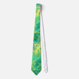Emerald Green Crumpled Texture Stropdas