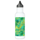 Emerald Green Crumpled Texture Waterfles (Links)