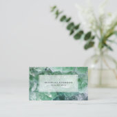 Emerald Green Crystal Healing Arts Visitekaartje (Staand voorkant)