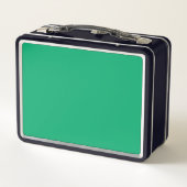 Emerald Green Custom Metal Lunchbox (Achterkant)