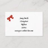 Emerald Green Damask Pattern Pet Sitter Visitekaartje (Achterkant)