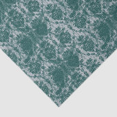 Emerald Green Damask Tissuepapier (Detail)