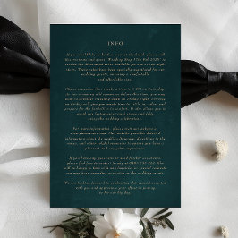 Emerald Green Details Extra info 5 x 7 Behuizing Kaart