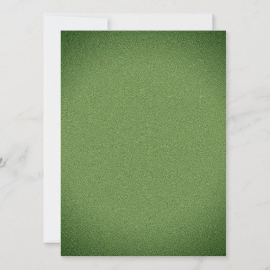 Emerald Green Draai van de uitnodiging voor het hu (Achterkant)