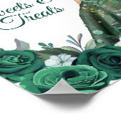 Emerald Green Dresses Quinceañera Sweet Trees Poster (Hoek)