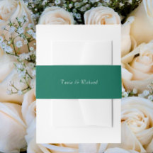 Emerald Green Eenvoudige Gestileerde Naam Trouwen