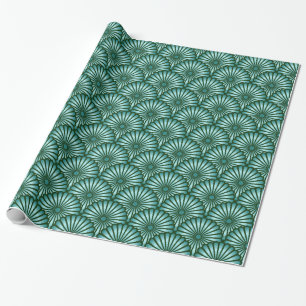Emerald Green Egyptian Palm Fern Tree Cadeaupapier