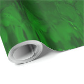Emerald Green Elegant Geometric Pattern Cadeaupapier (Rol Hoek)