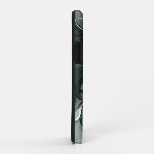 Emerald Green en Gold Marble, marmer Background Case-Mate iPhone Case (Achterkant/rechts)