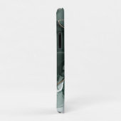 Emerald Green en Gold Marble, marmer Background Case-Mate iPhone Case (Achterkant/rechts)