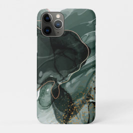 Emerald Green en Gold Marble, marmer Background Case-Mate iPhone Case