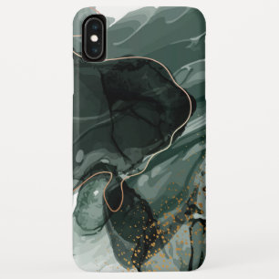 Emerald Green en Gold Marble, marmer Background Case-Mate iPhone Case