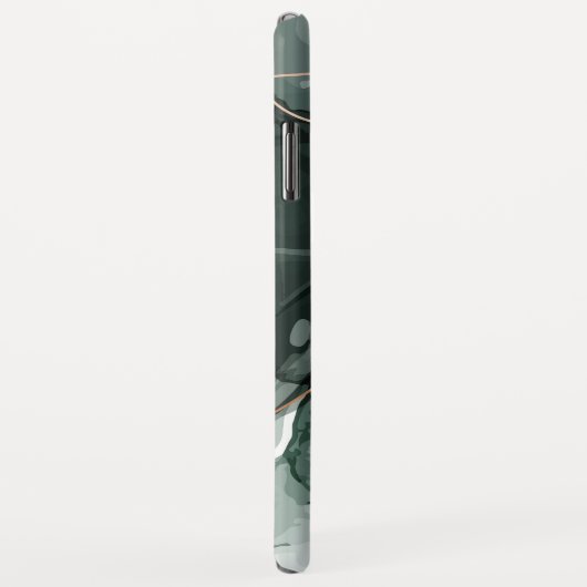 Emerald Green en Gold Marble, marmer Background Case-Mate iPhone Case (Achterkant/rechts)