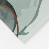 Emerald Green en Gold Marble, marmer Background Fleece Deken (Hoek)