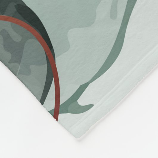 Emerald Green en Gold Marble, marmer Background Fleece Deken (Hoek)